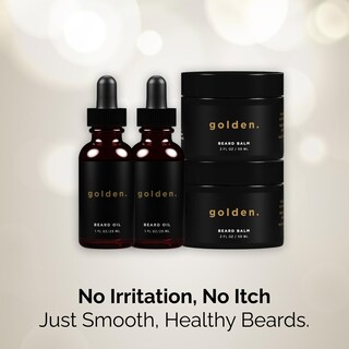 Foto 2 | Foto 2 | Paquete De Aceite Y Bálsamo Para Barba Golden Grooming Para Hombre 60 Ml Y 120 Ml - Venta Internacional.