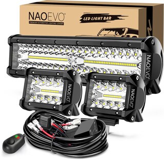 Foto 1 | Foto 1 | Barra De Luces Led Naoevo De 30 Cm Y 2 Unidades De Luces Led Tipo Cápsula De 10 Cm - Venta Internacional.
