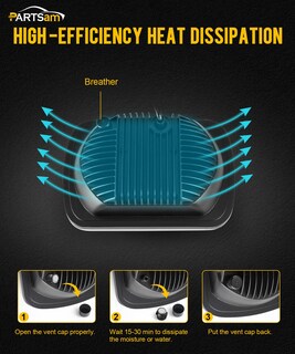Foto 7 | Foto 7 | Faros Led Partsam H6054 7x6 5x7 Antideslumbrantes Hi/low X2 - Venta Internacional.