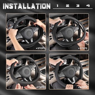 Foto 6 | Foto 6 | Funda Para Volante Seg Direct Universal 37 — 38 Cm Piel Negra - Venta Internacional.