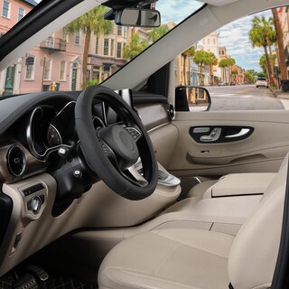 Foto 7 | Foto 7 | Funda Para Volante Seg Direct Universal 37 — 38 Cm Piel Negra - Venta Internacional.
