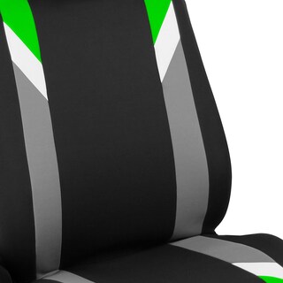 Foto 3 | Foto 3 | Juego Completo De Fundas Para Asientos De Coche Fh Group Para Coche Con Respaldo Bajo Color Verde - Venta Internacional.