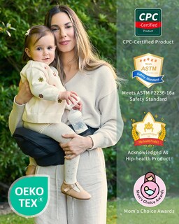 Foto 6 | Foto 6 | Portabebés Grownsy Con Asiento De Cadera Para Recién Nacidos Y Niños Pequeños - Venta Internacional.