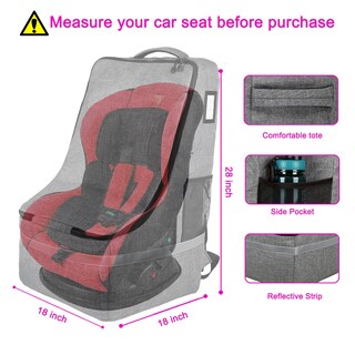 Foto 2 | Foto 2 | Bolsa De Viaje Laripop Para Asiento De Coche Para Avión Con Correa De Hombro - Venta Internacional.