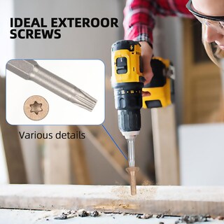 Foto 5 | Foto 5 | Tornillos De Cubierta Bobibbi #10 X 6 35 Cm T25 Torx Drive Cabeza Plana - Venta Internacional.