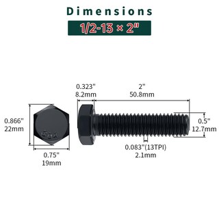 Foto 2 | Foto 2 | Tornillos Hexagonales Con Tuercas Y Arandelas De Acero Inoxidable 304 6 Juegos - Venta Internacional.