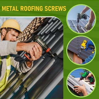 Foto 7 | Foto 7 | Tornillos Metálicos Para Techos Camnwamn #10 X 2 Pulgadas 100 Unidades Con Arandela - Venta Internacional.