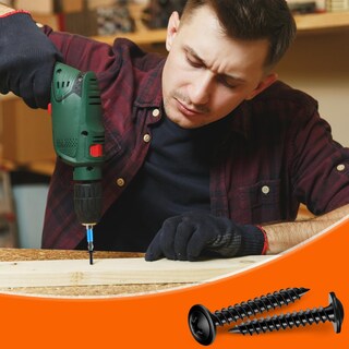 Foto 5 | Foto 5 | Tornillos Para Madera Tpohh #8 X 1 5 Cm Acero Endurecido 150 Unidades Negros - Venta Internacional.