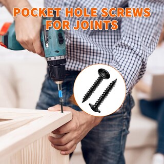 Foto 6 | Foto 6 | Tornillos Para Madera Tpohh #8 X 1 5 Cm Acero Endurecido 150 Unidades Negros - Venta Internacional.