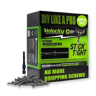 Foto 1 | Foto 1 | Tornillos Para Madera Phillips Velocity Exterior #10x4 (260 Piezas) - Venta Internacional.