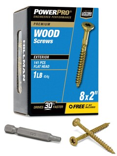 Foto 1 | Foto 1 | Tornillos Para Madera Power Pro 48597 #8 X 2 Bronce Con Revestimiento Epóxico 1 Kg - Venta Internacional.