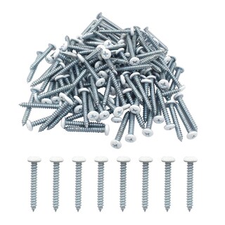 Foto 1 | Foto 1 | Tornillos Lifcratms #6 X 1 Cabeza Plana De Acero Inoxidable Blanco (120) - Venta Internacional.