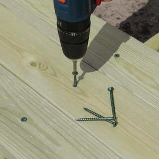 Foto 7 | Foto 7 | Tornillos Para Madera Fixlink De 6 35 Cm Tornillos De Cubierta #10 X 6 35 Cm 310 Unidades - Venta Internacional.