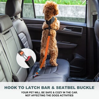 Foto 7 | Foto 7 | Cinturón De Seguridad Para Perros Iokheira 3 En 1 Arnés De Seguridad Ajustable - Venta Internacional.