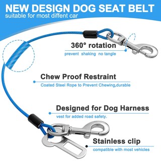Foto 4 | Foto 4 | Arnés De Cinturón De Seguridad Para Perros Mi Metty Resistente A La Masticación 40 Cm - Venta Internacional.