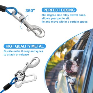Foto 6 | Foto 6 | Arnés De Cinturón De Seguridad Para Perros Mi Metty Resistente A La Masticación 40 Cm - Venta Internacional.