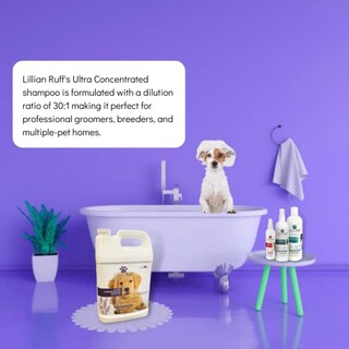 Foto 4 | Foto 4 | Champú Para Perros Lillian Ruff Professional Concentrated Aloe 3.78 - Venta Internacional.