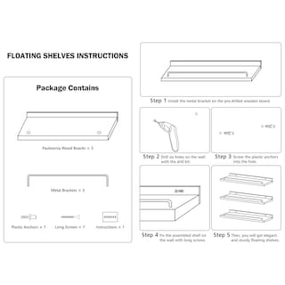 Foto 7 | Foto 7 | Estantes Flotantes Ryofobetto Para Decoración De Pared Gris/dorado (juego De 3) - Venta Internacional.