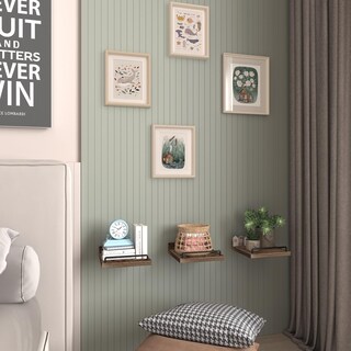 Foto 4 | Foto 4 | Estante Flotante Ryofobetto Small Farmhouse De 6 X 6 Pulgadas Juego De 3 Color Marrón - Venta Internacional.