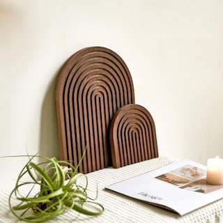 Foto 2 | Foto 2 | Set Decorativo De Decoración Vintage Con Arco De Madera Homtik (2 Unidades) - Venta Internacional.