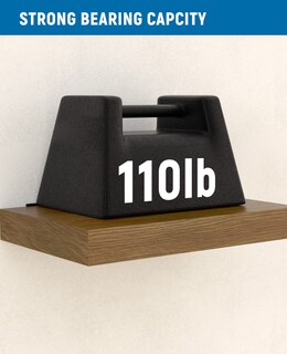 Foto 5 | Foto 5 | Soporte De Estante Flotante Leopo  Paquete De 12 Unidades  20 Cm  Para Estante De Madera - Venta Internacional.