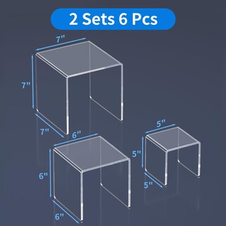 Foto 2 | Foto 2 | Display Con Elevadores Acrílicos Niubee Para Figuras Funko Pop (2 Juegos) - Venta Internacional.