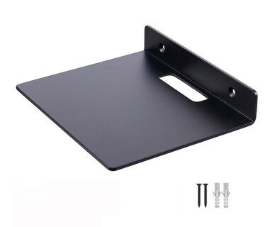 Foto 1 | Foto 1 | Estante De Pared Yujiestc Pequeño De Aleación De Aluminio Negro De 6.5 Pulgadas - Venta Internacional.
