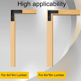 Foto 4 | Foto 4 | Soporte Para Poste Pergola Brackets Enprotty En L 10 X 10 Pulgadas 4 Unidades - Venta Internacional.