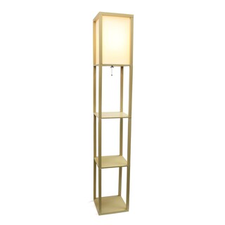 Foto 5 | Foto 5 | Lámpara De Pie Simple Designs Lf1014-tan-lb Etagere Organizer - Venta Internacional.