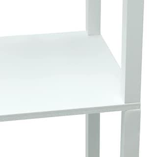Foto 4 | Foto 4 | Lámpara De Pie Simple Designs Lf1014-wht-lb Etagere Organizer - Venta Internacional.