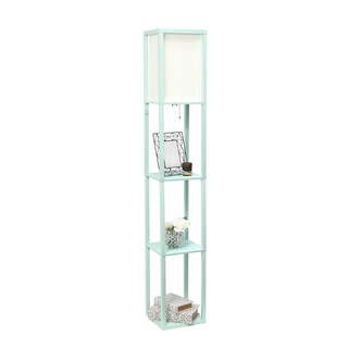 Foto 1 | Foto 1 | Lámpara De Pie Simple Designs Lf1014-aqu Etagere Organizer Aqua - Venta Internacional.