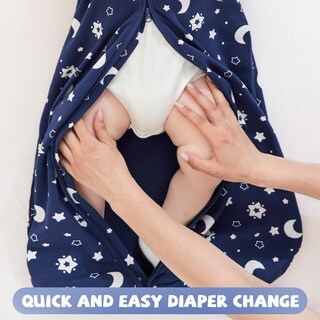 Foto 7 | Foto 7 | Saco De Dormir Yoofoss Para Bebés De 6 A 12 Meses 100% Algodón 0 5 Tog Paquete De 3 - Venta Internacional.