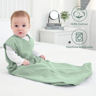 Foto 2 | Foto 2 | Saco De Dormir Yoofoss Para Bebés De 0 A 6 Meses  100% Algodón  0 5 Tog  Paquete De 3 - Venta Internacional.