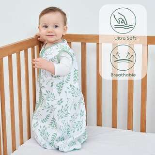 Foto 3 | Foto 3 | Saco De Dormir Yoofoss Para Bebés De 0 A 6 Meses  100% Algodón  0 5 Tog  Paquete De 3 - Venta Internacional.