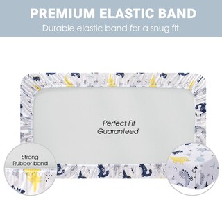 Foto 4 | Foto 4 | Sábanas De Cuna Plushii Para Bebés Y Niños Paquete De 4 Unidades Microfibra Extra Suave - Venta Internacional.