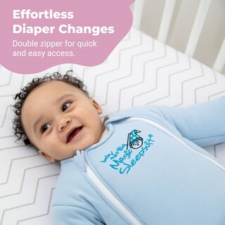 Foto 4 | Foto 4 | Pijama Para Bebé Merlin's Magic Cotton  Azul  De 6 A 9 Meses - Venta Internacional.