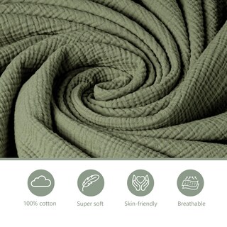 Foto 3 | Foto 3 | Sábanas De Muselina Coreeky Baby Paquete De 3 Unidades Spring Meadow - Venta Internacional.