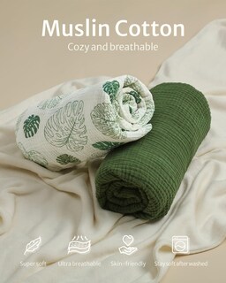 Foto 2 | Foto 2 | Sábanas Para Cuna Blissful Diary  Muselina Y Algodón  Paquete De 2 Para Niñas Y Niños - Venta Internacional.