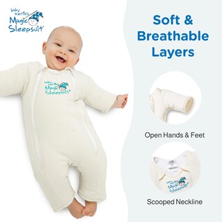 Foto 6 | Foto 6 | Pijama Transition Magic Para 3 A 6 Meses Color Crema - Venta Internacional.