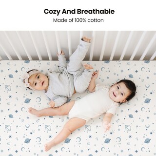 Foto 2 | Foto 2 | Sábanas De Muselina Konssy Para Niños Y Niñas  71 X 133 Cm  Paquete De 2 - Venta Internacional.