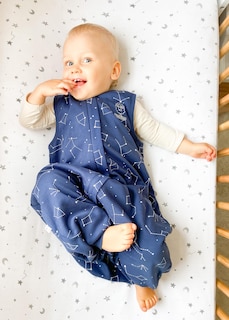 Foto 2 | Foto 2 | Saco De Dormir Con Patas Para Bebé Woolino 4 Temporadas 18-36 Meses Nightsky - Venta Internacional.