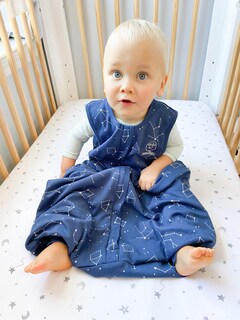 Foto 4 | Foto 4 | Saco De Dormir Con Patas Para Bebé Woolino 4 Temporadas 18-36 Meses Nightsky - Venta Internacional.