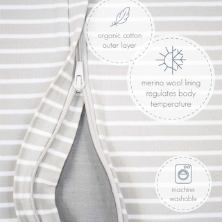 Foto 5 | Foto 5 | Saco De Dormir Con Patas Para Bebé Woolino 4 Temporadas 18-36 Meses Nightsky - Venta Internacional.