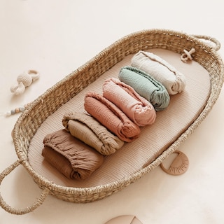 Foto 3 | Foto 3 | Sábanas Ajustables De Muselina Konssy  Paquete De 2 Para Bebés  Niñas Y Niños - Venta Internacional.