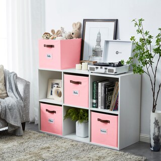 Foto 2 | Foto 2 | Cestas De Almacenamiento Decomomo Cubos De Almacenamiento 38 X 33 X 33 Cm Rosas 4 Unidades - Venta Internacional.