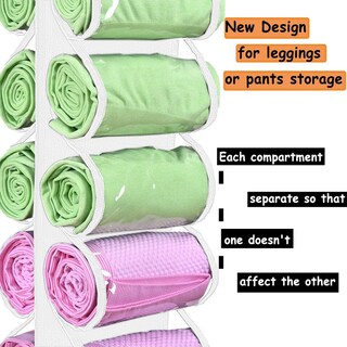 Foto 4 | Foto 4 | El Colgador Para Bolsas De Almacenamiento De Leggings Rzmayis Puede Contener 24 Leggings - Venta Internacional.