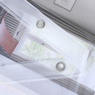 Foto 5 | Foto 5 | Cortina De Ducha Wellcolor Extra Ancha 213 X 183 Cm Transparente - Venta Internacional.