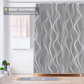 Foto 2 | Foto 2 | Forro De Cortina De Ducha Llscl De Tela Impermeable 180 X 180 Cm - Venta Internacional.