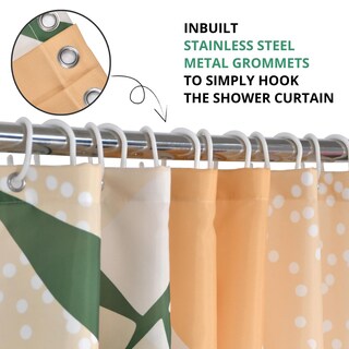 Foto 5 | Foto 5 | Cortina De Ducha Gkleasg De Mediados De Siglo Abstracta Impermeable 60 X 72 Cm - Venta Internacional.