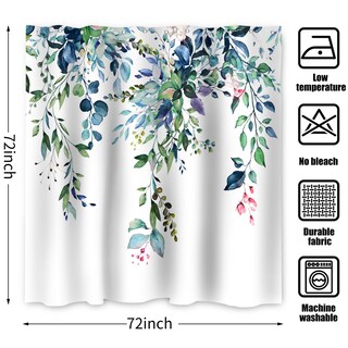 Foto 7 | Foto 7 | Cortina De Ducha Gkleasg Eucalipto Acuarela Hoja Verde Salvia - Venta Internacional.